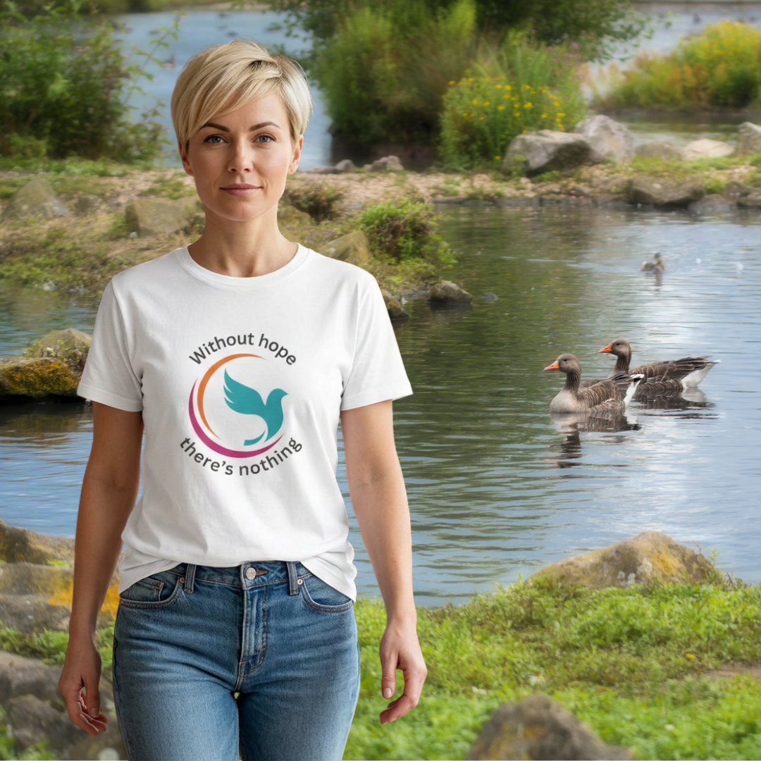 Without hope there's nothing Organic T-shirt