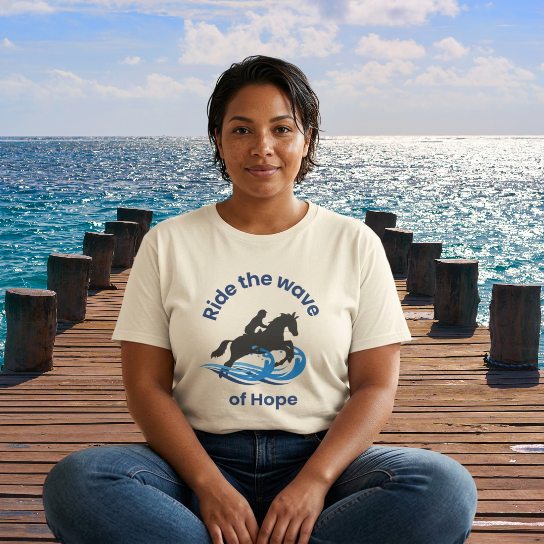 Ride the Wave of Hope Organic T-Shirt