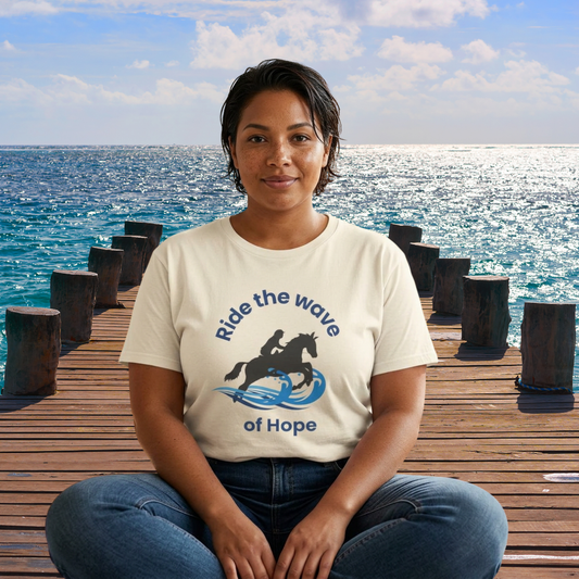 Ride the Wave of Hope Organic T-Shirt