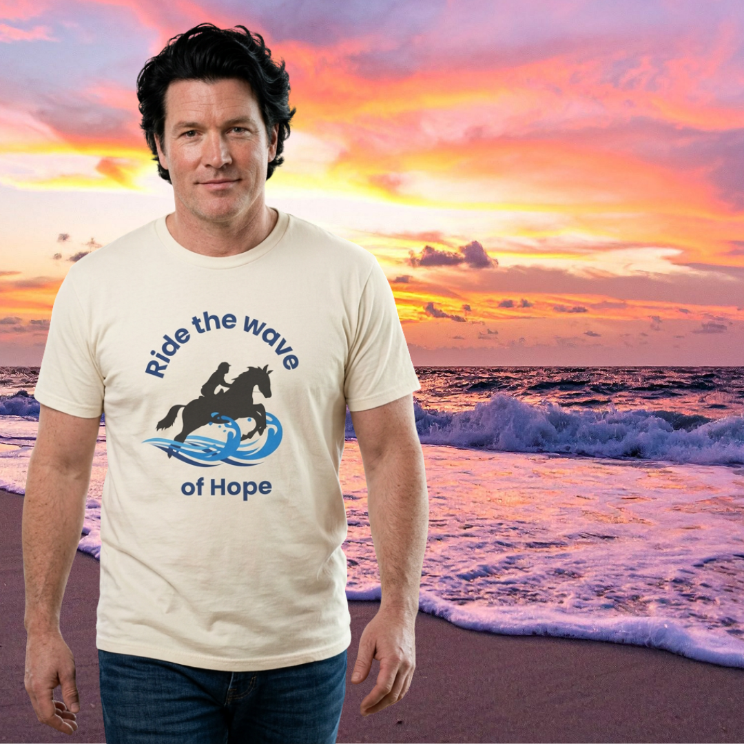 Ride the Wave of Hope Organic T-Shirt