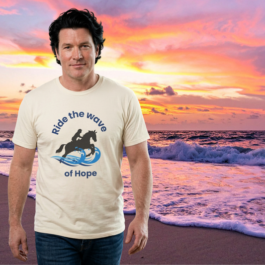 Ride the Wave of Hope Organic T-Shirt