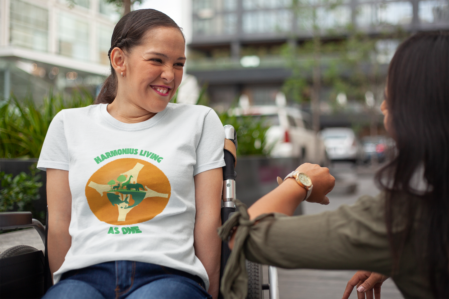 Harmonious living as one ORGANIC T-shirt