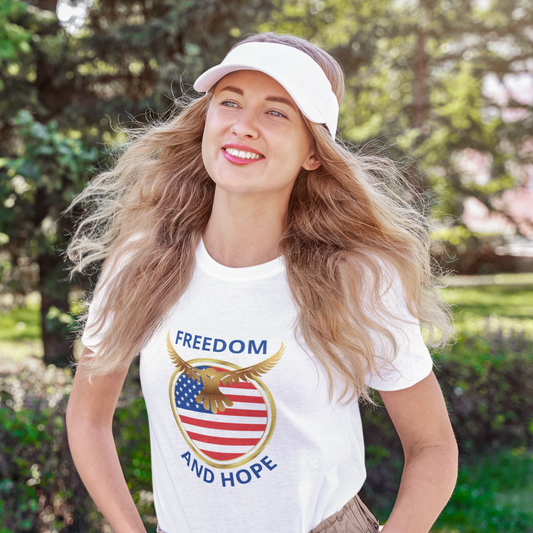 Freedom and Hope Organic T-Shirt - White